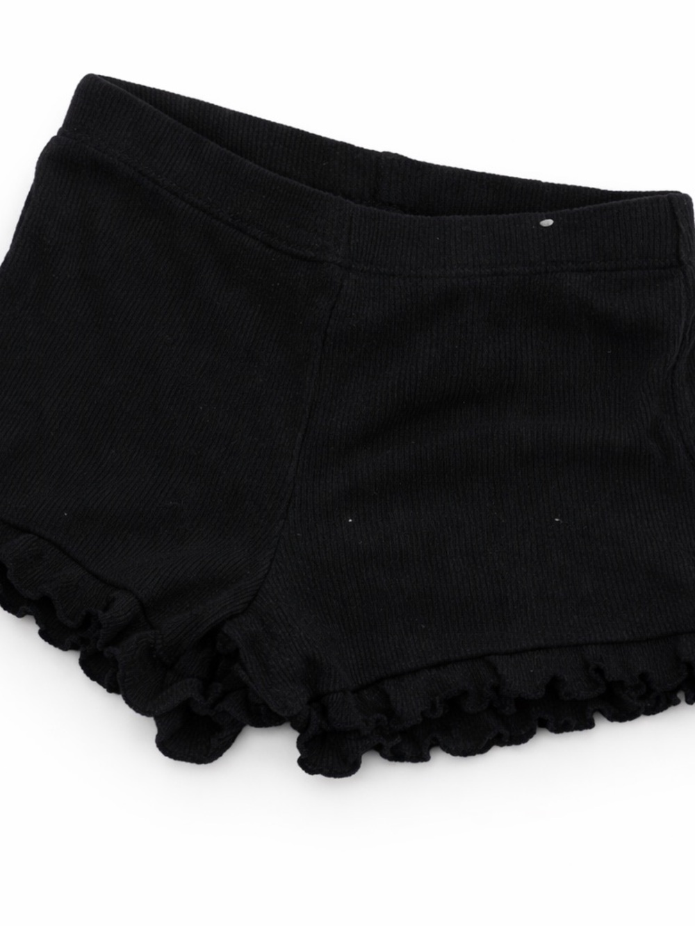 Garanimals Black Ruffle-Trim Knit Girls' Shorts